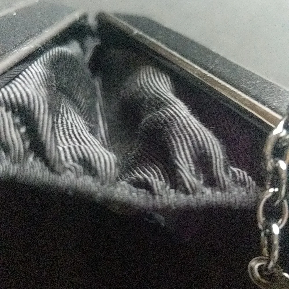 BCBGMaxazria Sonia Crystal Mesh Satin Box Clutch Discontinued